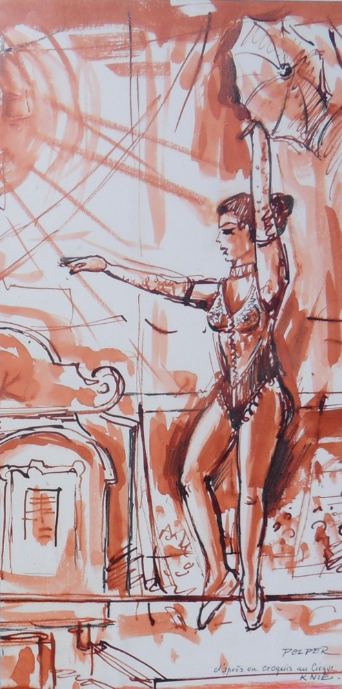 L'équilibriste du cirque Knie