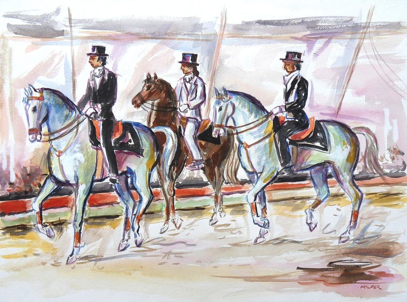 Fredy Knie et sa troupe