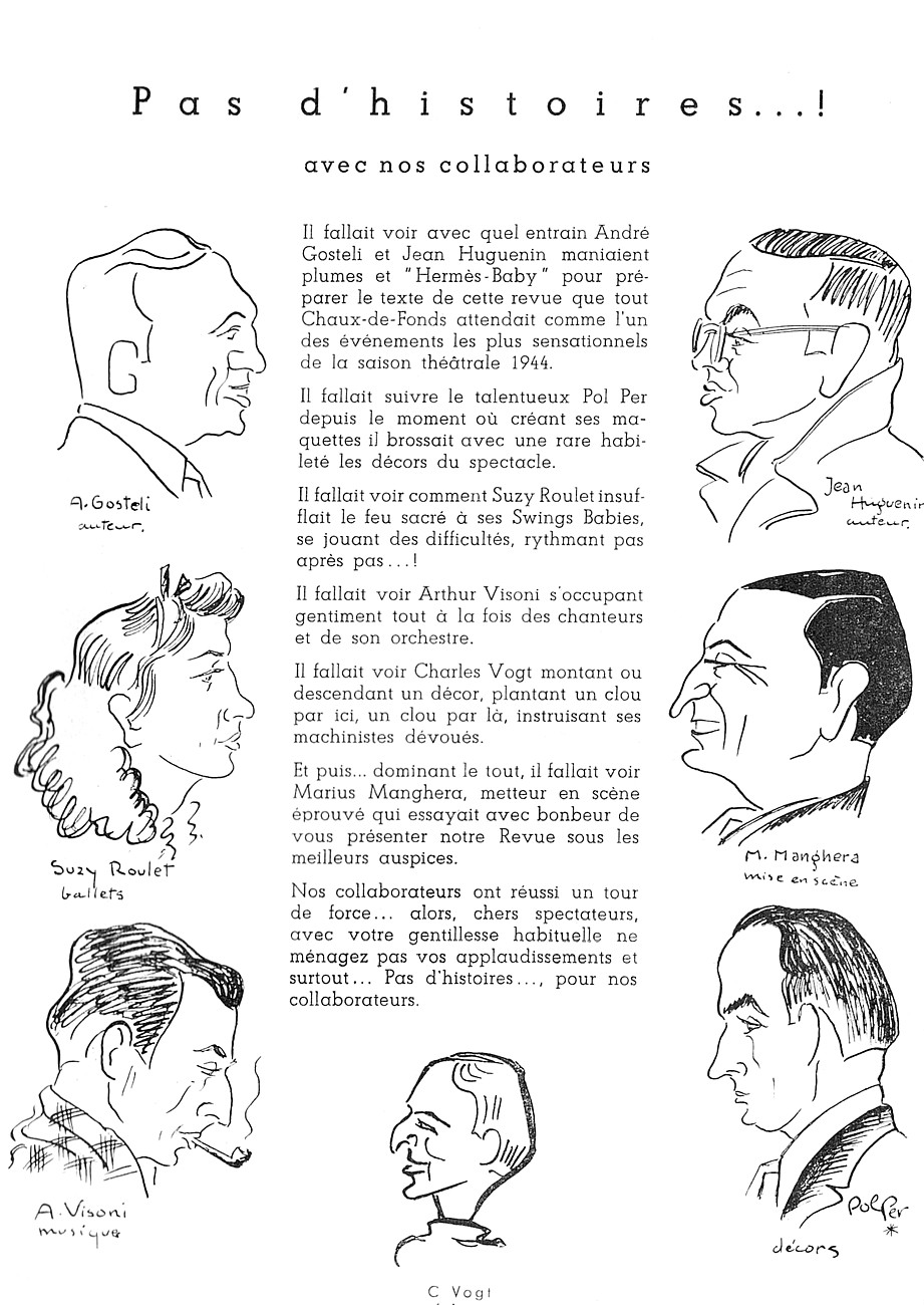 Décors de théâtre - 1944