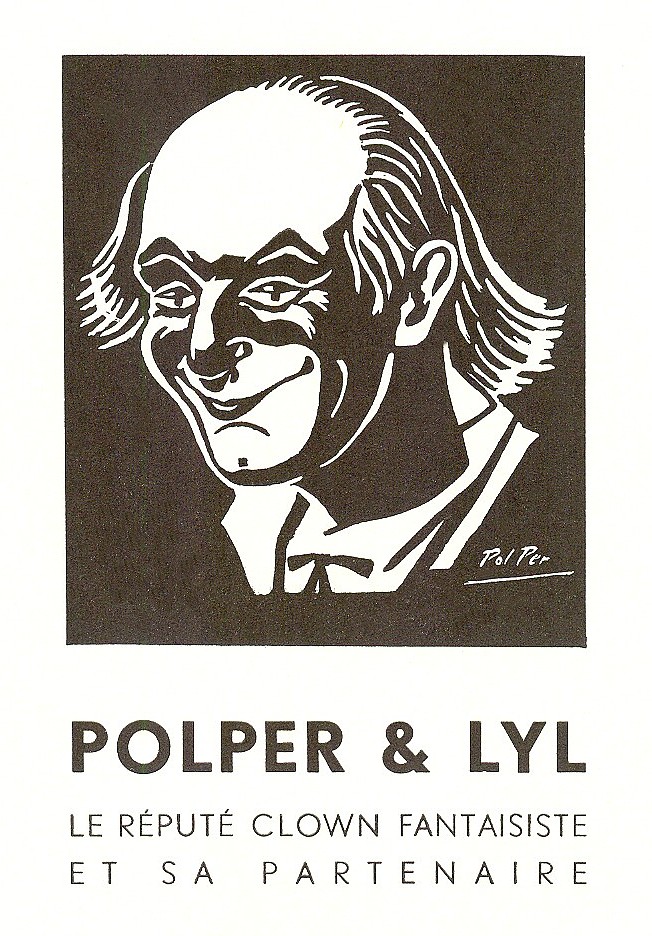 Publicité pour les clowns Polper et Lyl