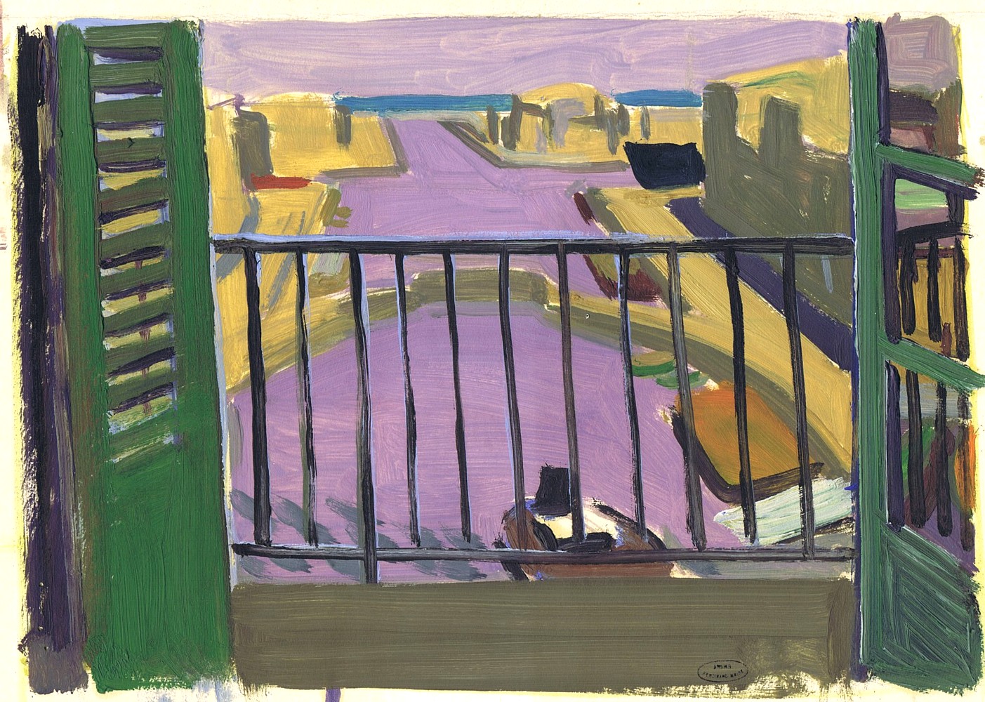 Vue sur le port de Sète (F)