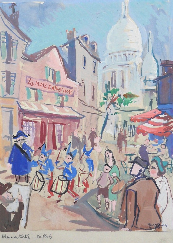 Les poulbots, place du Tertre