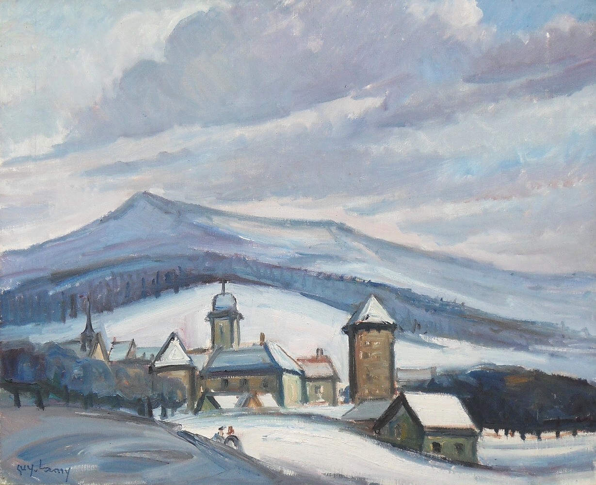 Neige sur les monts de Porrentruy