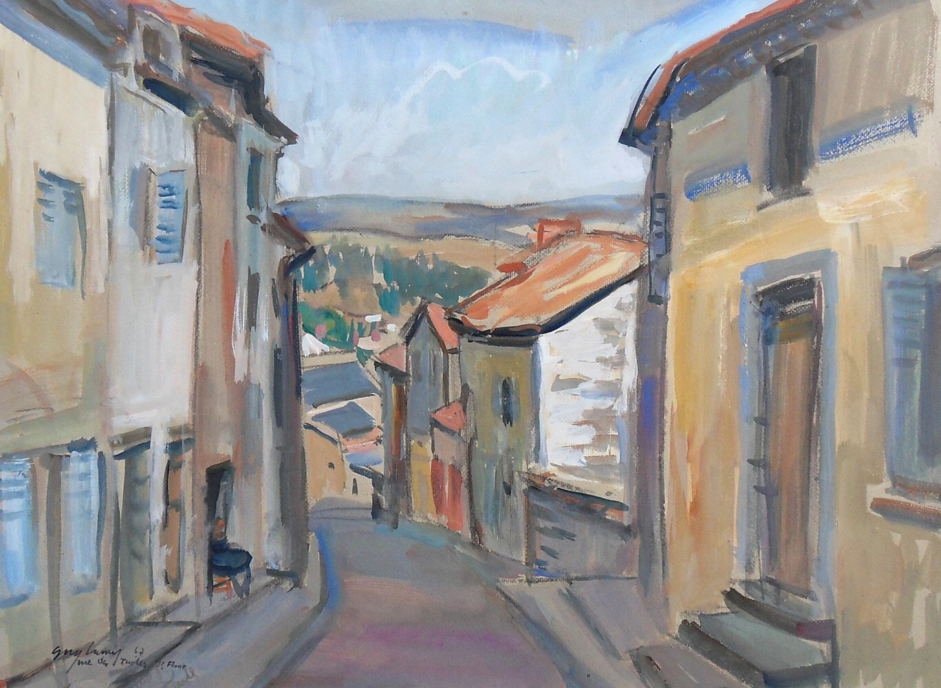 Saint-Flour, rue des Tuiles