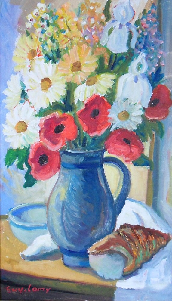 Fleurs au coquillage