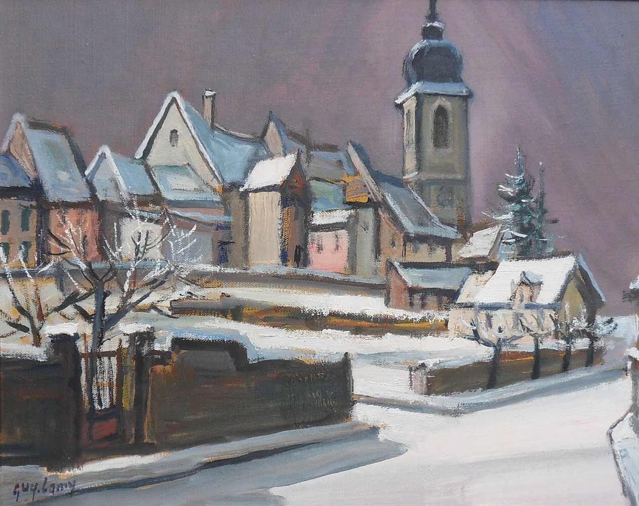 Neige à Porrentruy