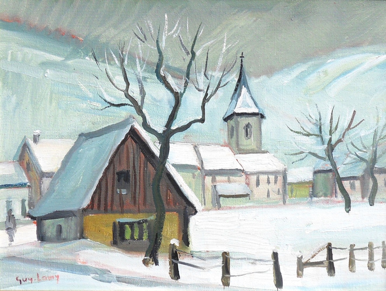 Neige à Rocourt