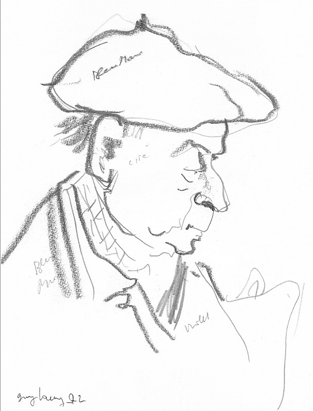 Portrait (croquis pour un tableau)