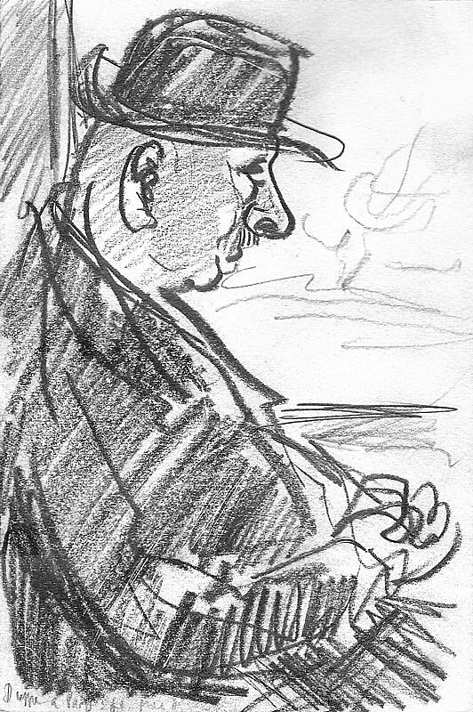 Dans le train Dieppe-Paris